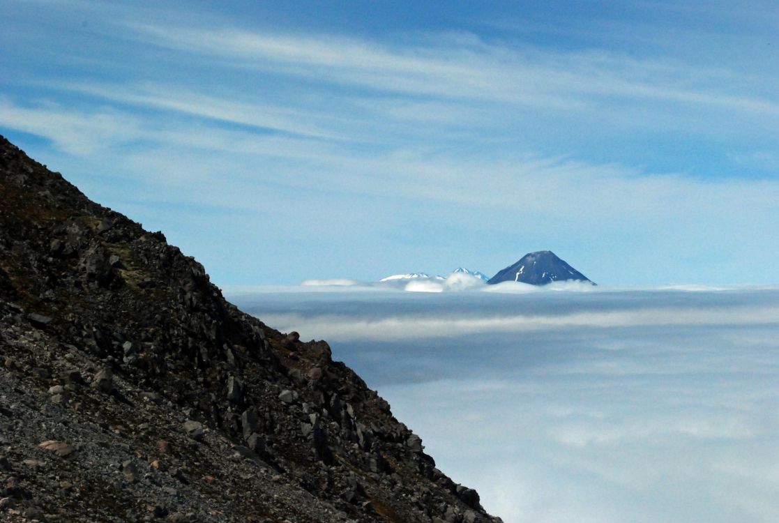 Обои горный хребет, гора, хребет, ледяная форма, Упал в разрешении 2896x1944