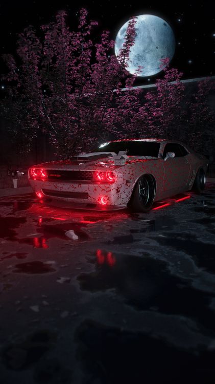 Обои отражение, легковые автомобили, ios, шина, колесо в разрешении 4320x7680