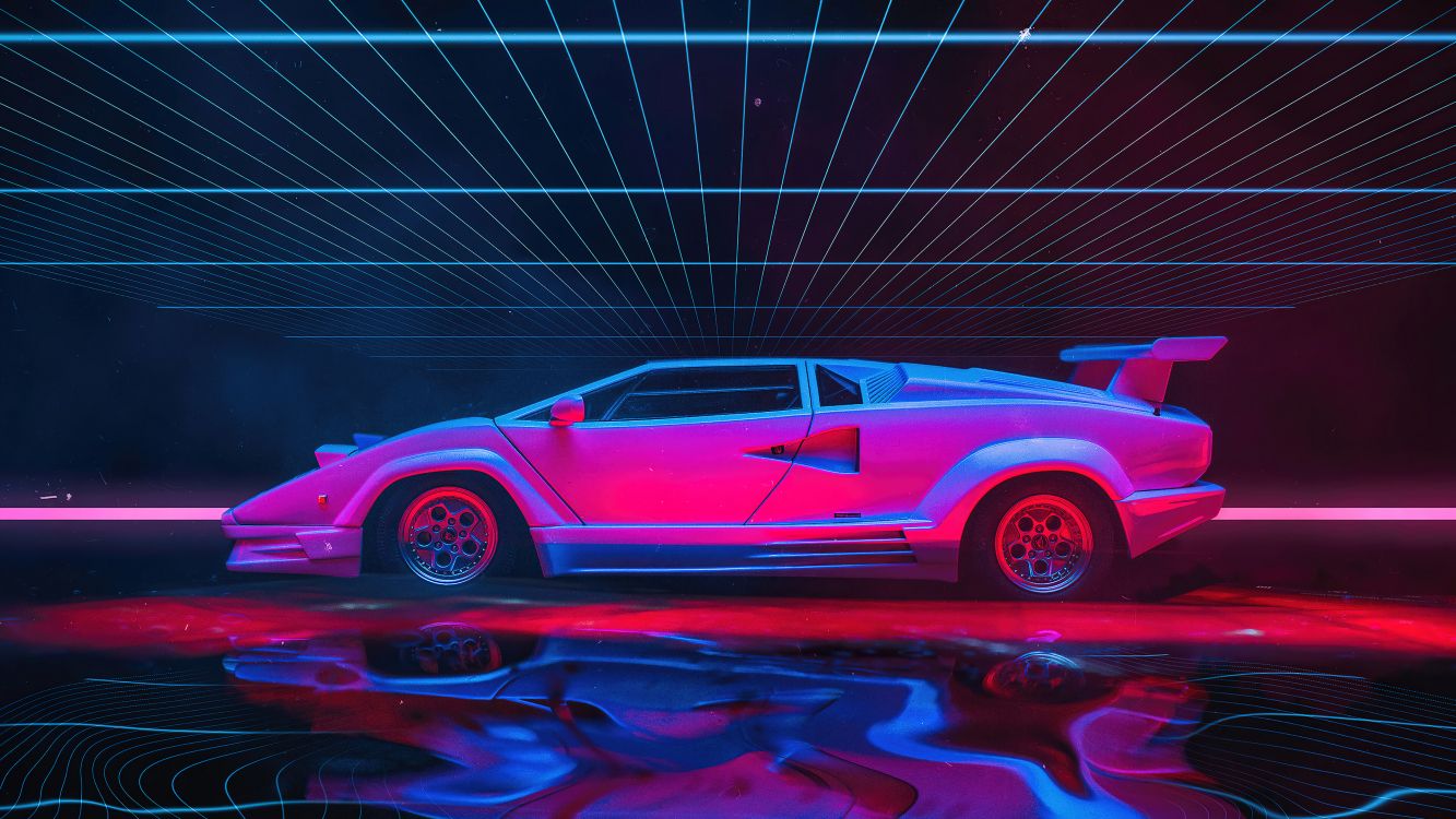 Обои lamborghini countach, легковые автомобили, Ламборджини, суперкар, колесо в разрешении 3840x2160