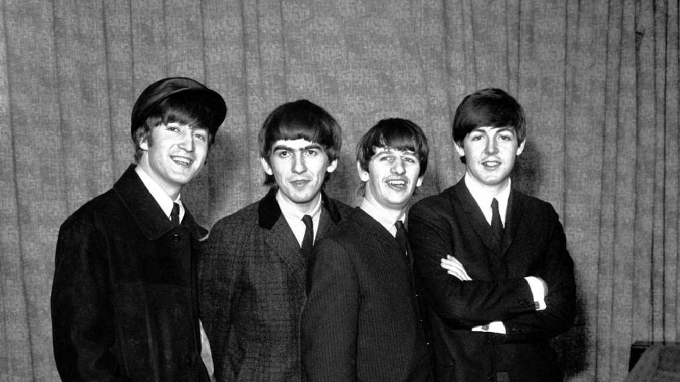Обои Джон Леннон, пол Маккартни, Ринго Старр, The Beatles, Джордж Харрисон в разрешении 2048x1152