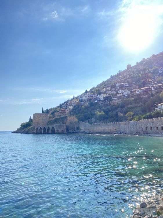 Обои кизилкуле, вода, облако, синий, лазурный в разрешении 1536x2048