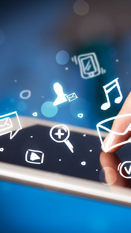 Обои гаджет, технологии, приспособление, технология, графика в разрешении 1350x2400