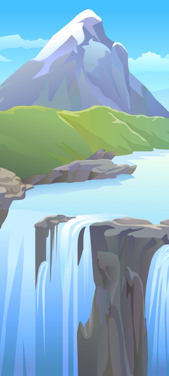 Обои иллюстрация, векторная графика, арт, идея, рисование в разрешении 1080x2400