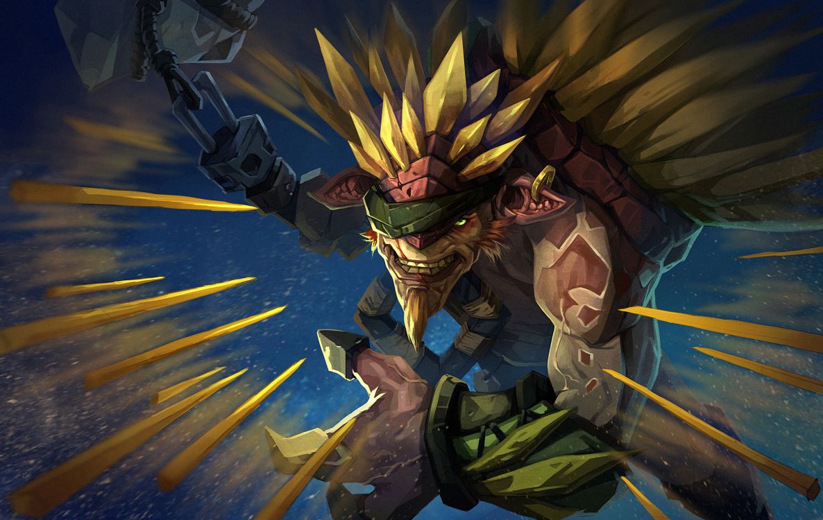 Обои дота 2, оборона древних, аниме, иллюстрация, демон в разрешении 2000x1264