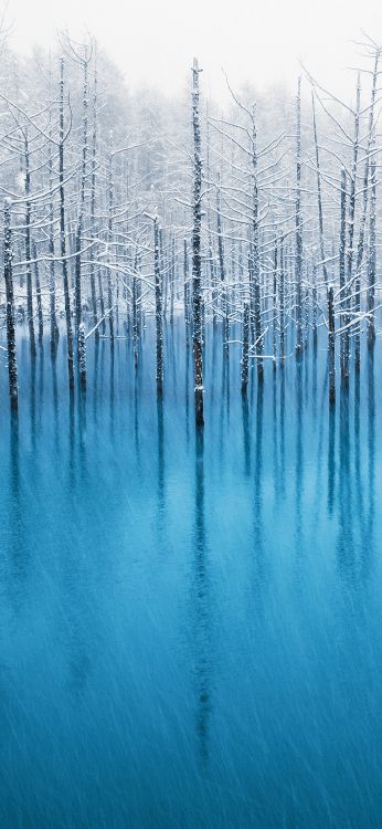 Обои iOS 7, ipod touch, ios, яблоко, вода в разрешении 1125x2436