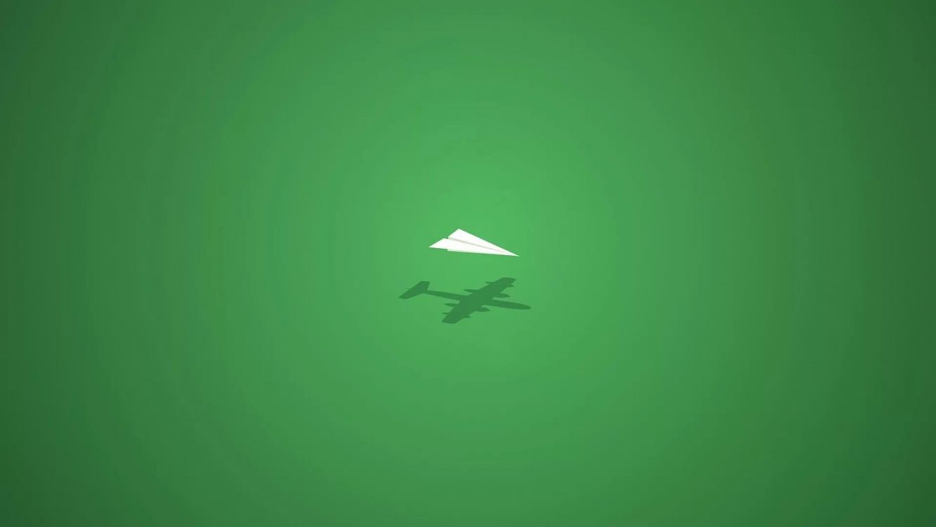Обои бумажный самолет, полет, крыло, птица в разрешении 3840x2160