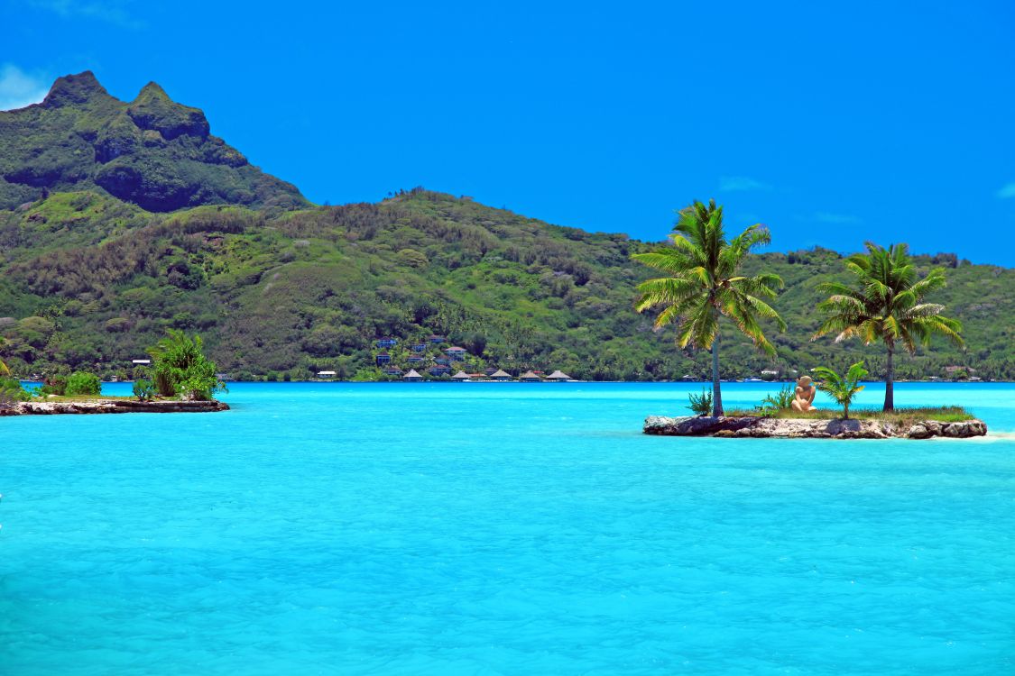 Обои борабора, Остров, тропическая зона, прибрежные и океанические рельефы, море в разрешении 5616x3744