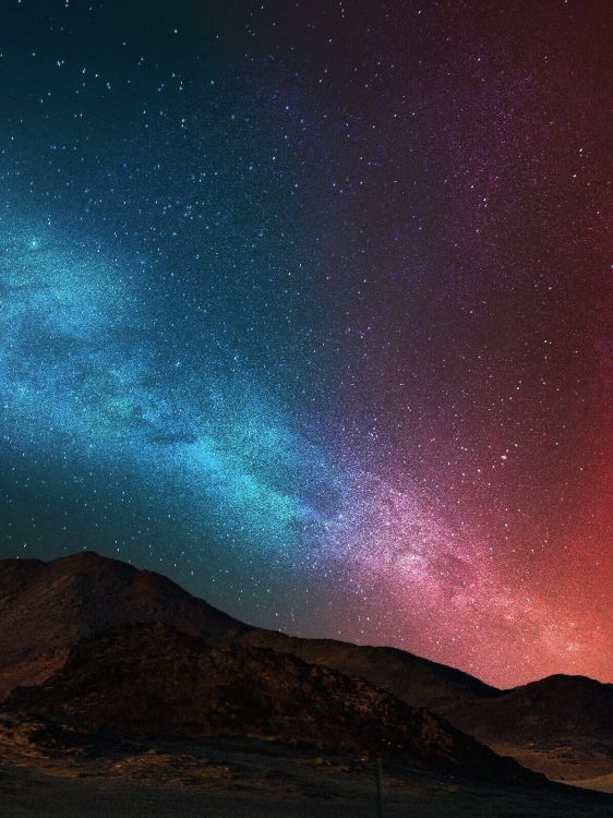 Обои Аврора, атмосфера, звезда, ночь, астрономический объект в разрешении 1200x1600