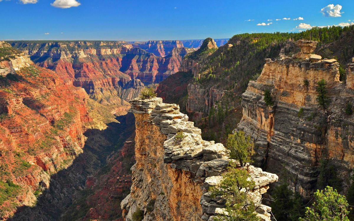 Обои Widforss След, Трансепт След, национальный парк, каньон, природа в разрешении 2880x1800