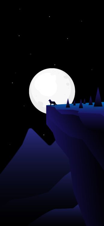 Обои ночь, атмосфера, астрономический объект, небесное явление, космос в разрешении 2410x5218