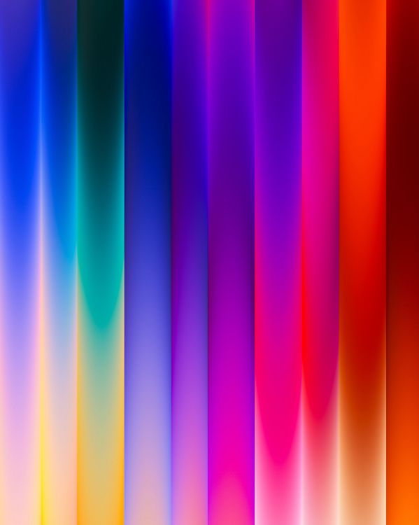 Обои свет, цветной, damonxart, цветовой градиент, Эпл в разрешении 1638x2048