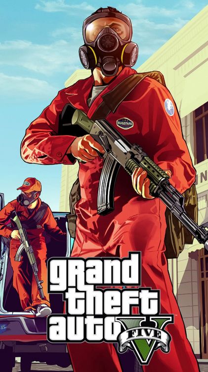 Обои grand theft auto v, Тревор Филипс, playstation 4, xbox one, планшет в разрешении 1080x1920