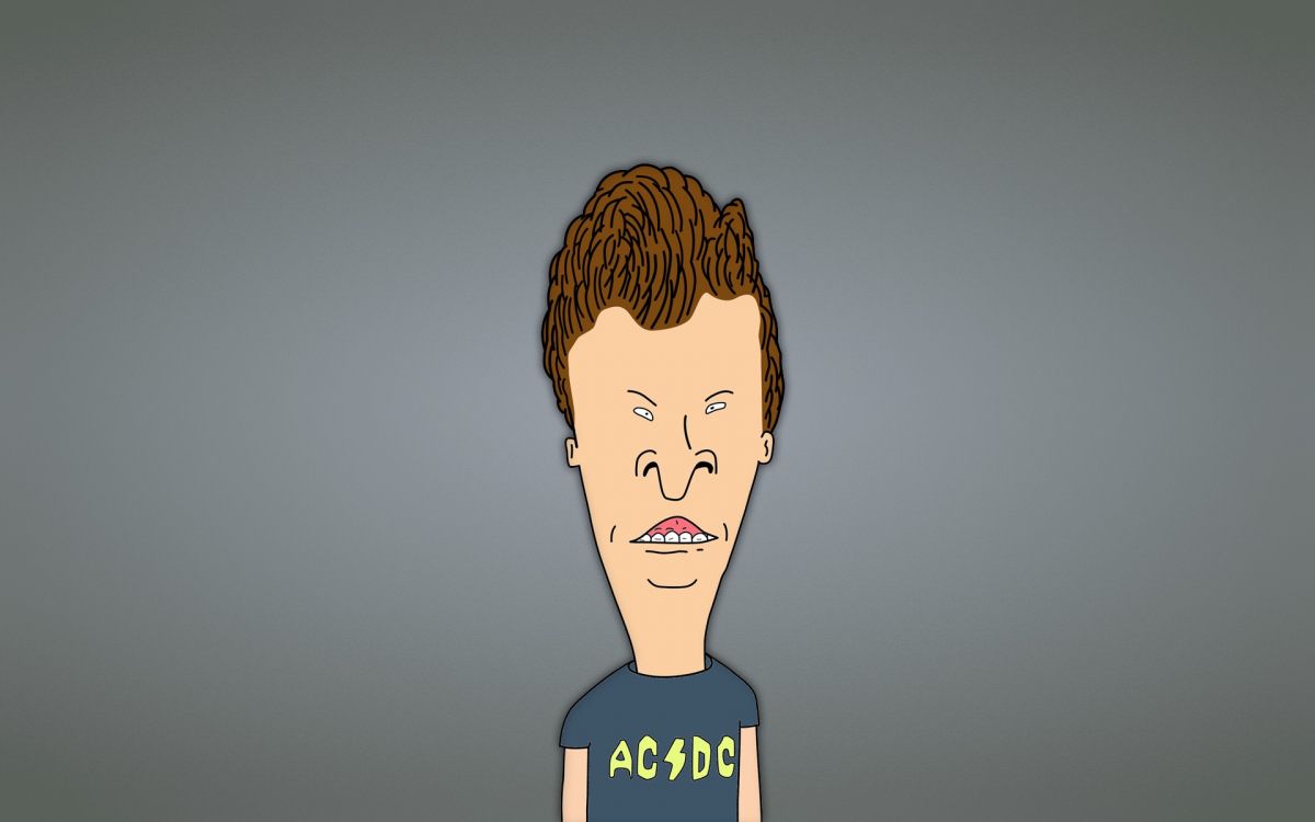 Обои Бивис и Батт-Хед, Баттхед, Бивис, голова, иллюстрация в разрешении 1920x1200