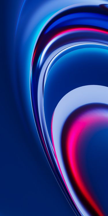 Обои синий кобальт, красочность, жидкий, лазурный, пурпур в разрешении 2750x5500