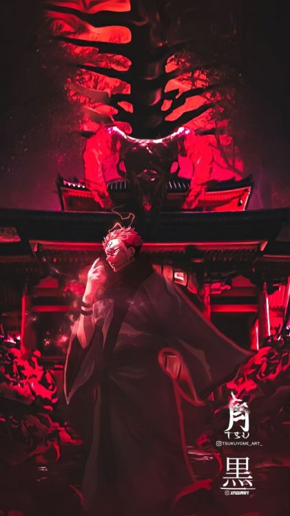 Обои аниме, сукуна дзю-дзюцу кайсен, сатору годзё, нобара кугисаки, джиу-джитсу кайсен в разрешении 720x1280