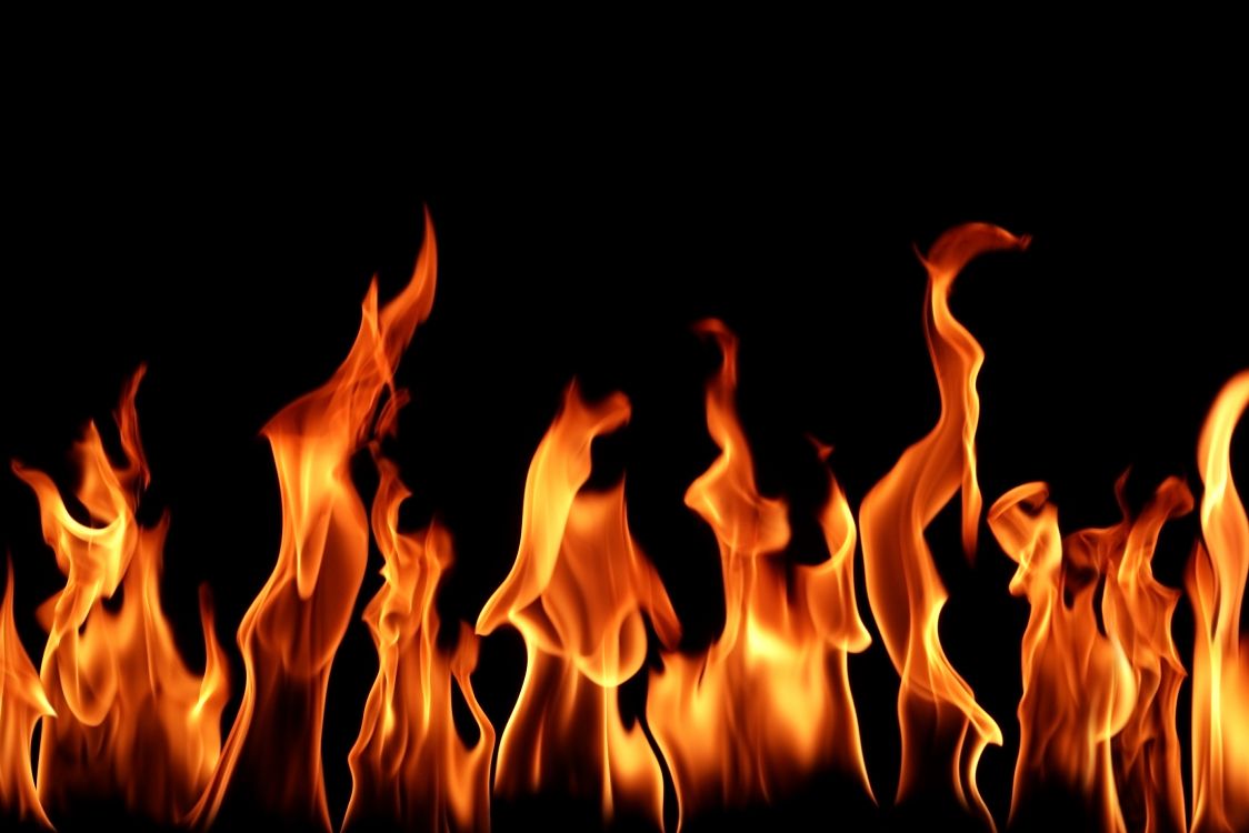 Обои огонь, пламя, тепло, Огненный вихрь, пожарная безопасность в разрешении 5100x3403