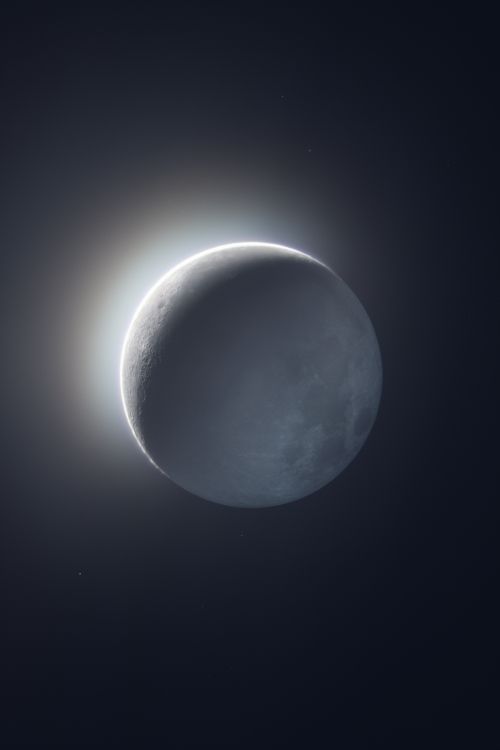 Обои атмосфера, атмосфера земли, луна, астрономический объект, событие в разрешении 1280x1920