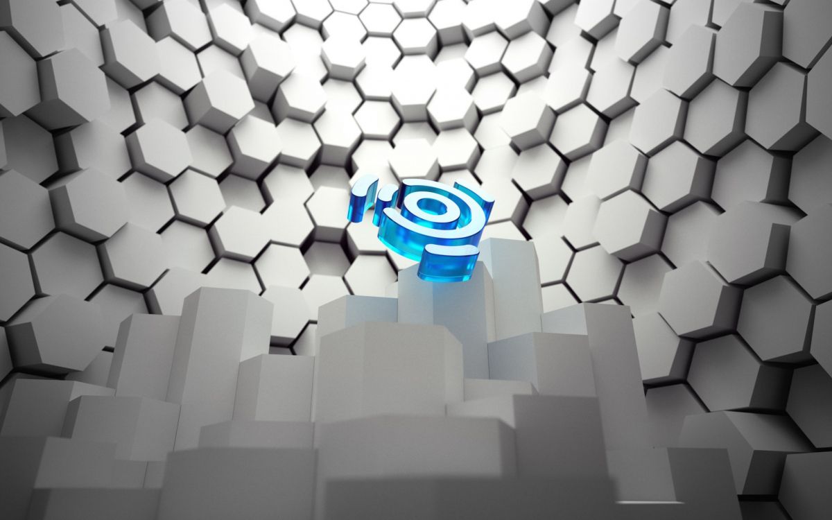 Обои ubuntu, linux, синий, узор, дизайн в разрешении 2880x1800