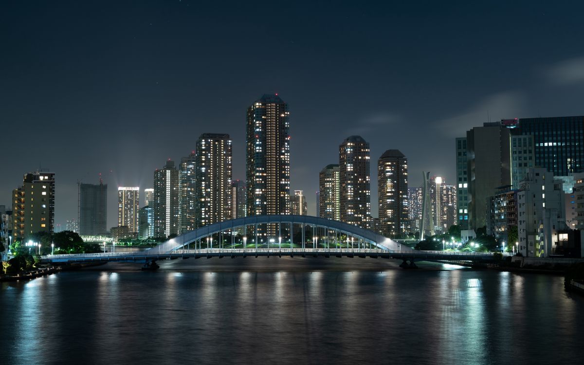 Обои Токио, небоскреб, город, городской пейзаж, метрополия в разрешении 3840x2400