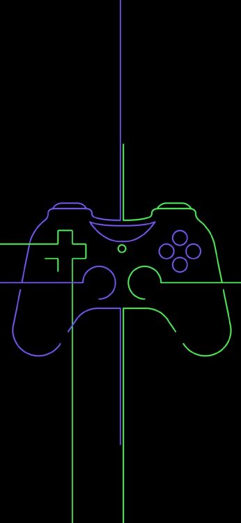 Обои неон, струнный инструмент, линия, Смычковые музыкальные инструменты, символ в разрешении 1080x2340