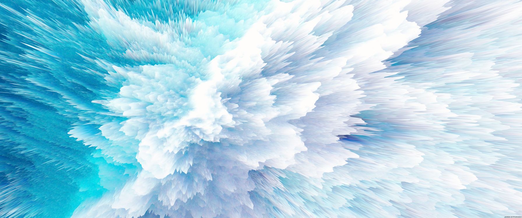 Обои абстрактное искусство, Сверхширокий форматы, лазурный, водоем, облако в разрешении 3440x1440