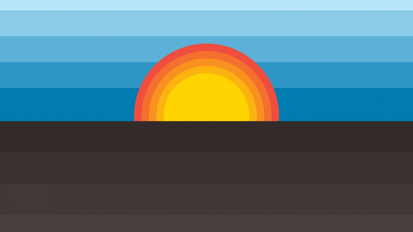 Обои геометрия, математика, красочность, прямоугольник, горизонт в разрешении 3840x2160