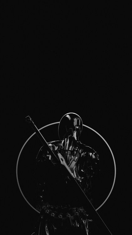 Обои черный и белый, черный, темнота, иллюстрация, монохромный в разрешении 1080x1920