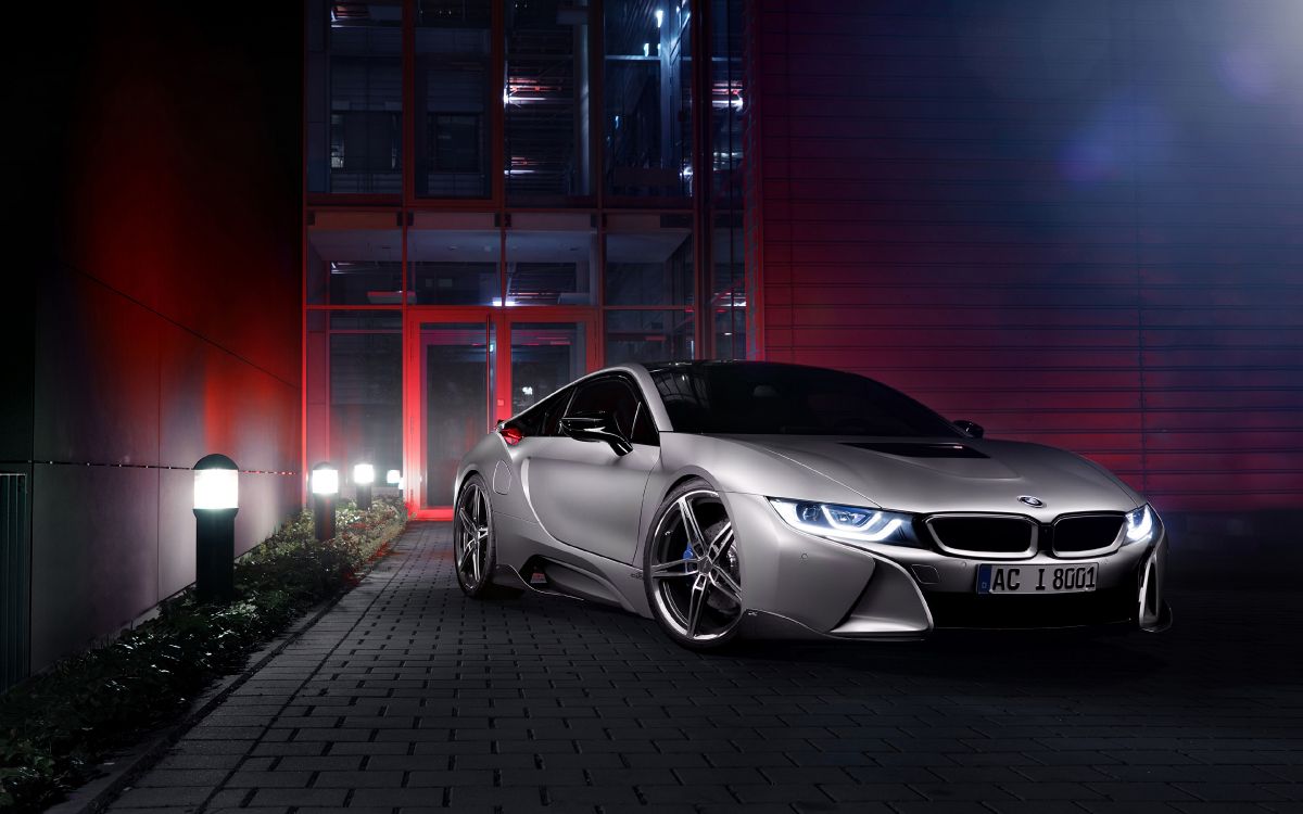 Обои спорткар, авто, 2015 BMW i8, bmw, Литые диски в разрешении 3840x2400