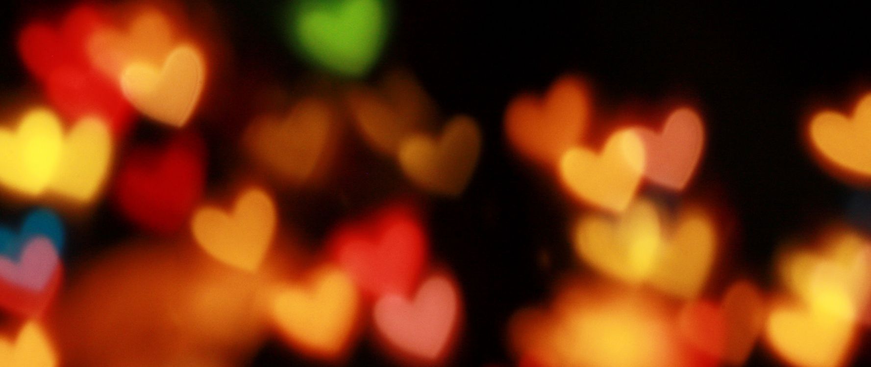 Обои сердце, любовь, свет, датировка, крупный план в разрешении 2560x1080