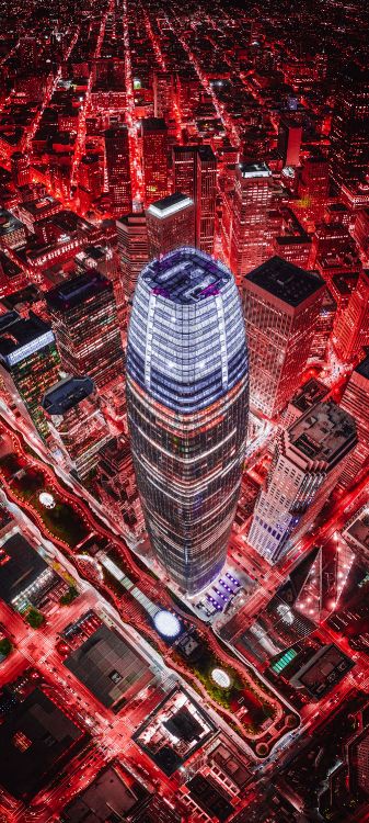 Обои Сан Франциско, здание, небоскреб, вышка, мир в разрешении 1351x3000