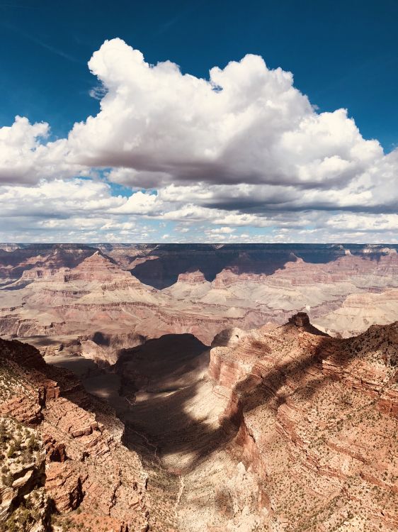 Обои национальный парк Гранд каньон, каньон, бесплодные земли, плато, национальный парк в разрешении 2965x3954