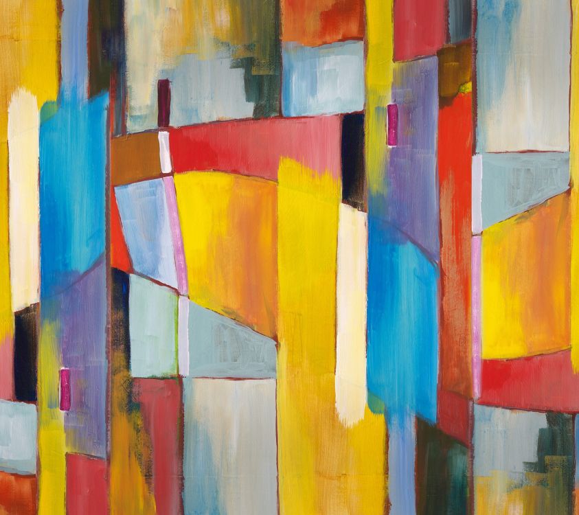 Обои Huawei, Huawei Honor 9, абстрактное искусство, живопись, холст в разрешении 2160x1920