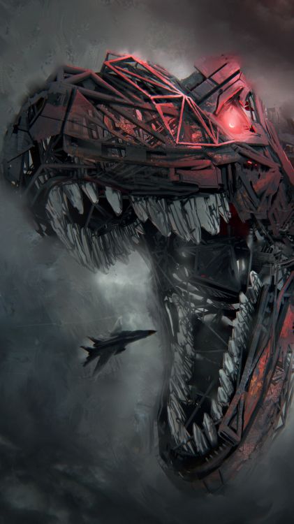 Обои вымирание, концепт арт, арт, иллюстрация, произведение искусства в разрешении 1080x1920