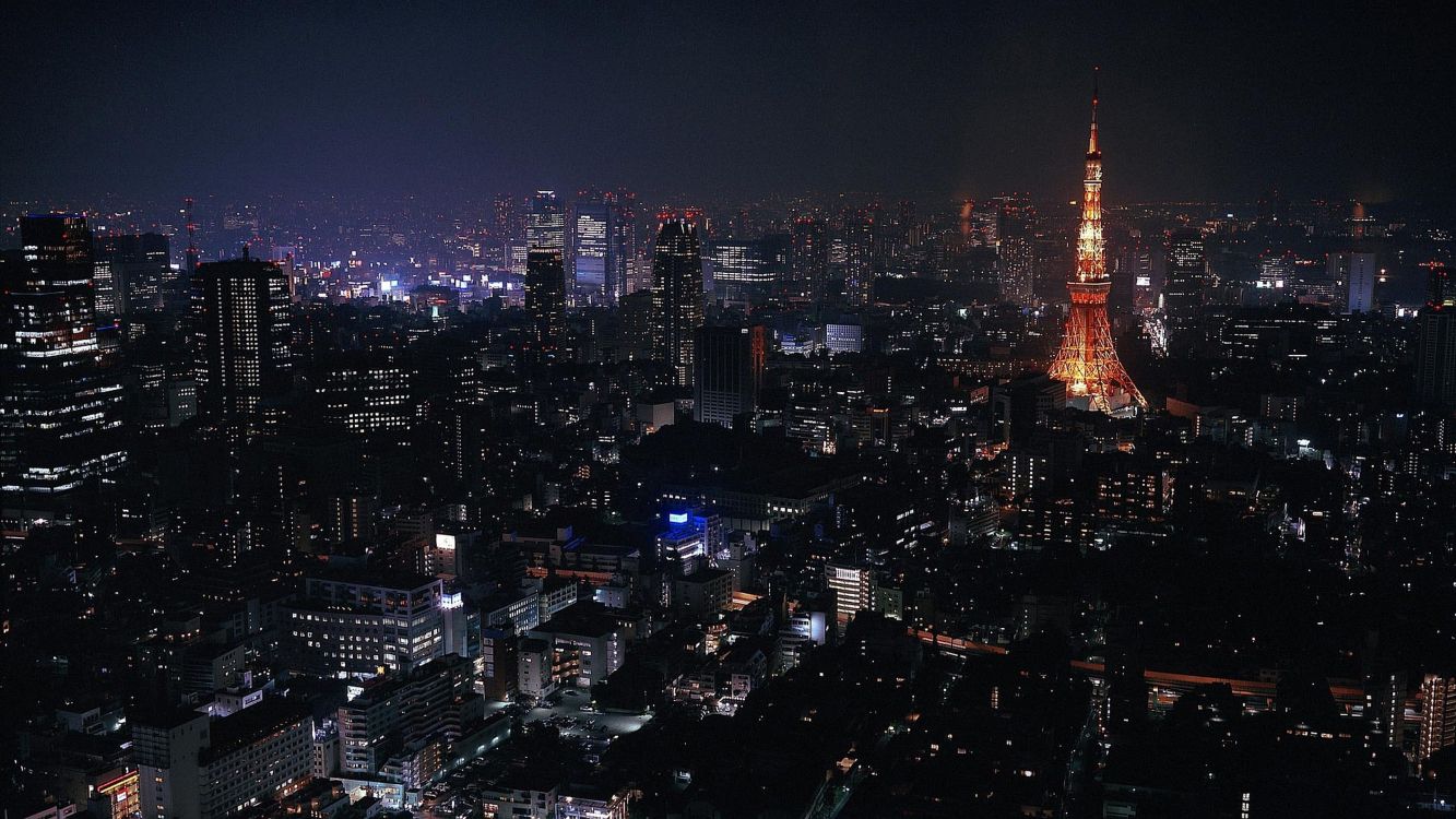 Обои Токио, городской пейзаж, город, городской район, метрополия в разрешении 3840x2160