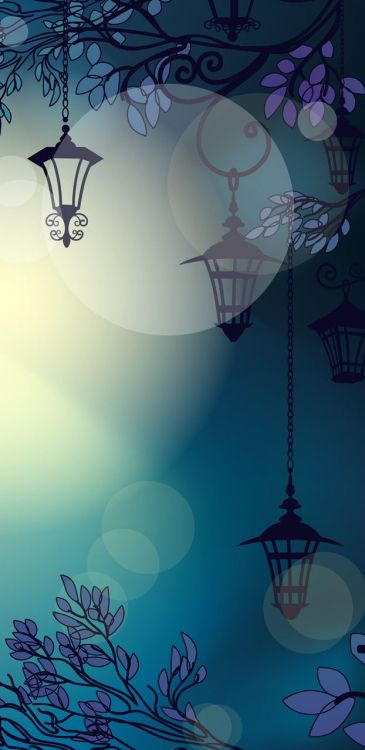 Обои уличный фонарь, векторная графика, фонарь, дизайн, дерево в разрешении 624x1280