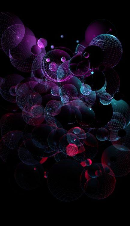 Обои пурпур, розовый, Фиолетовый, пурпурный цвет, круг в разрешении 1620x2800