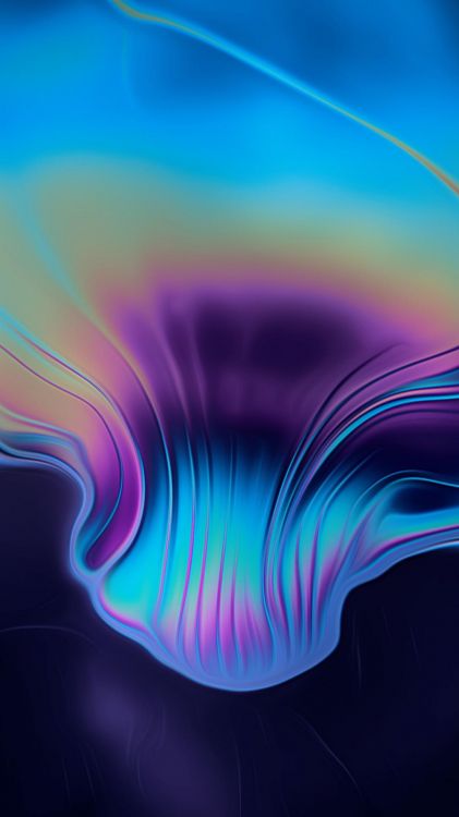 Обои волна, небо, красочность, синий, вода в разрешении 1080x1920