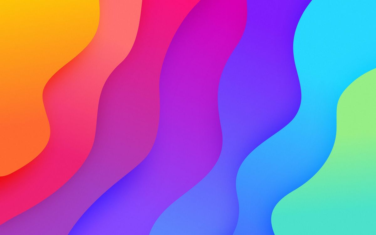 Обои яблоко macbook pro 13 m1 2020, iMac, яблоко, красочность, пурпур в разрешении 2880x1800