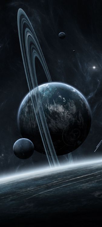 Обои земля, планета, планета-изгой, космос, масс земли в разрешении 1080x2400