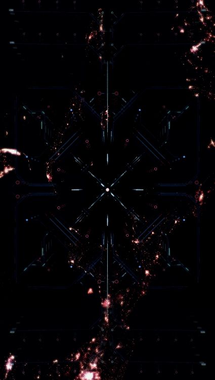 Обои черный, темнота, ночь, космос, полночь в разрешении 2180x3840