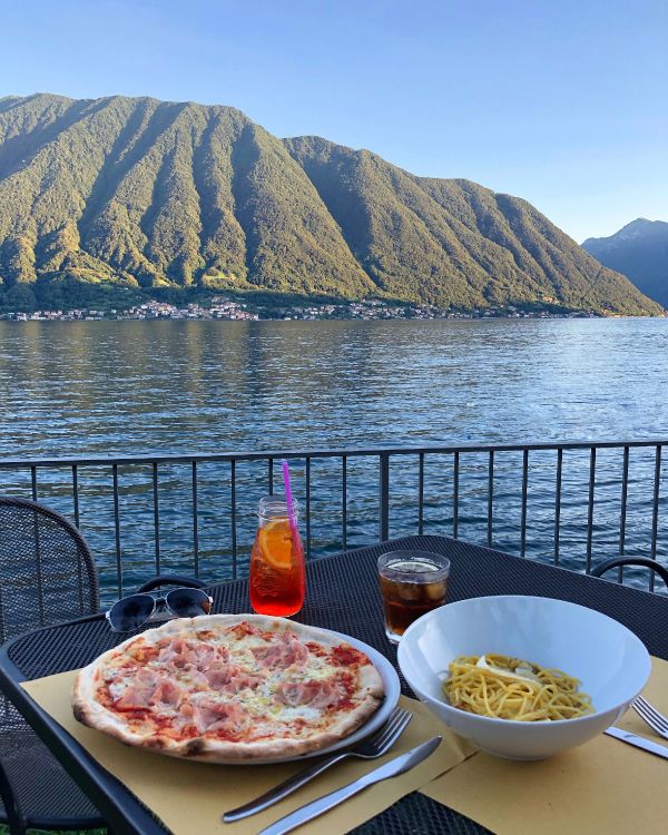 Обои море, завтрак, Кулинария, пища, горный рельеф в разрешении 3024x3780