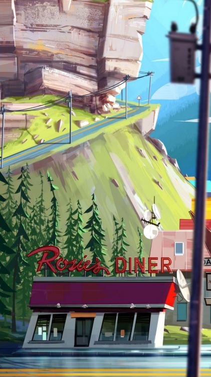 Обои ориентир, лемминг, мир руин око за око, гриззи, иллюстрация в разрешении 1080x1920