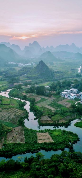 Обои природа, Показать, туризм, путешествие, вода в разрешении 1080x2340