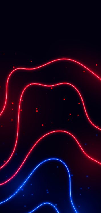 Обои Выдержка, абстрактное искусство, абстракция, красный цвет, арт в разрешении 1516x3200