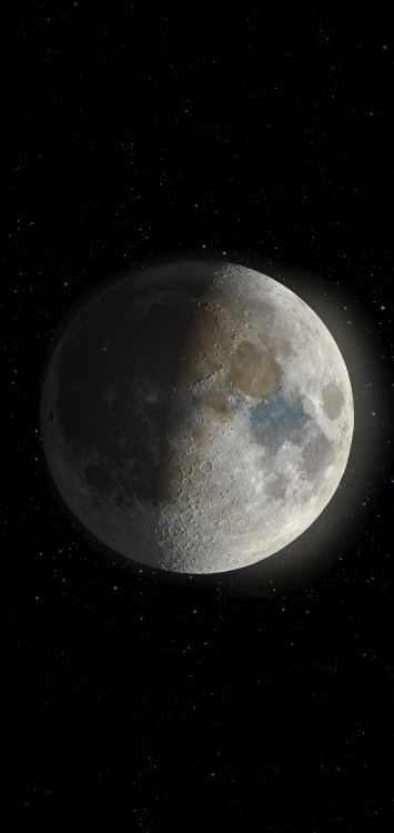 Обои OLED, яблоко, ios, ночь, природа в разрешении 3000x6333