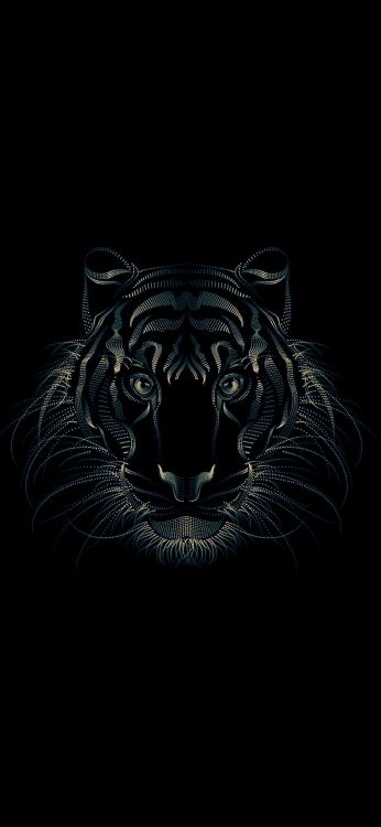 Обои темнота, постер, арт, птица плакат печать, графика в разрешении 1080x2340