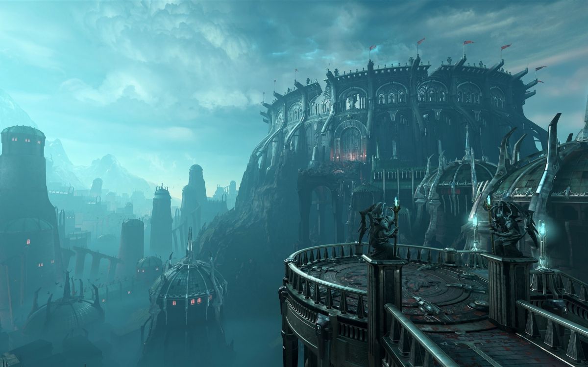 Обои роковая вечная карта, doom, роковой парень, Bethesda Softworks, охотник за судьбой в разрешении 2560x1600