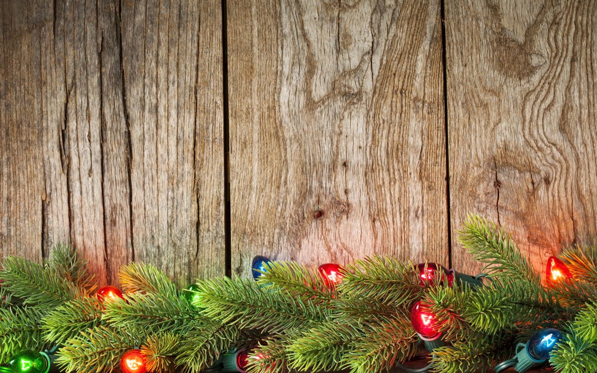 Обои Рождественский день, праздник, дерево, Рождественские украшения, Рождество в разрешении 2880x1800