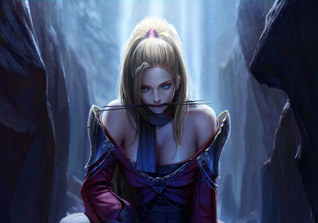 Обои красота, темнота, приключенческая игра, игры, леди в разрешении 1920x1348