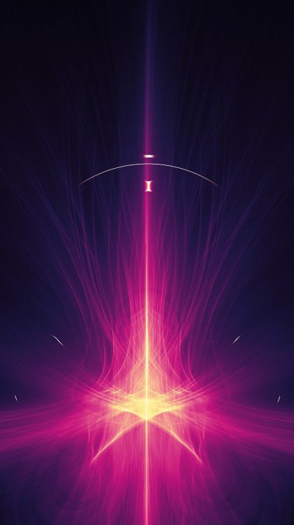 Обои свет, земля, атмосфера земли, пурпур, Визуальный эффект освещения в разрешении 1242x2208